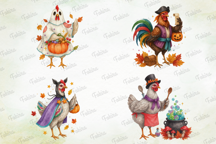 Halloween Chicken Clipart PNG, halloween chicken clipart png