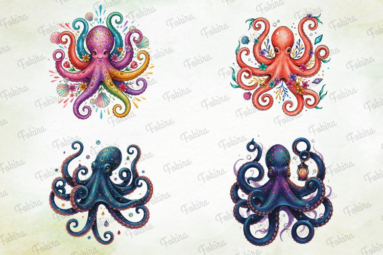 Ocean Octopus Clipart PNG, ocean octopus clipart png,octopus
