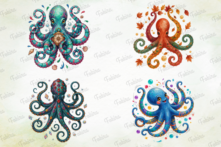 Ocean Octopus Clipart PNG, ocean octopus clipart png,octopus