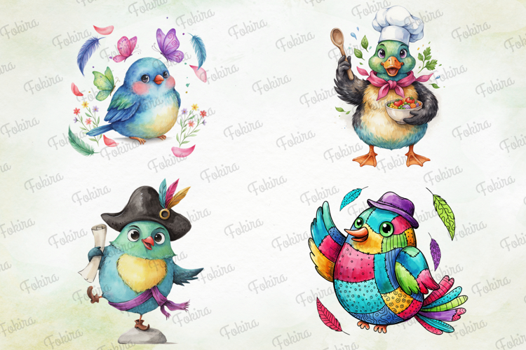 Waddling Bird Club Clipart PNG, waddling bird clipart png,