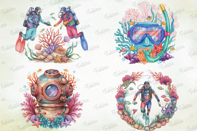 Deep Sea Diving Clipart PNG, deep sea diving clipart png