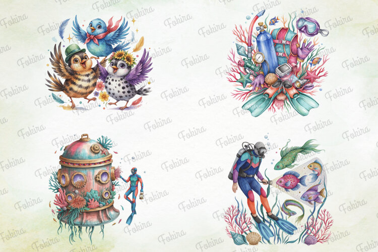 Deep Sea Diving Clipart PNG, deep sea diving clipart png example image 1