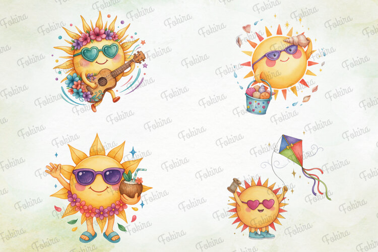 Sunny Summer Sun Clipart PNG, sunny summer sun clipart png, example image 1