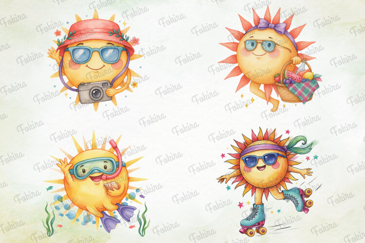 Sunny Summer Sun Clipart PNG, sunny summer sun clipart png, example image 1