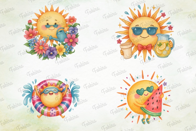 Sunny Summer Sun Clipart PNG, sunny summer sun clipart png,