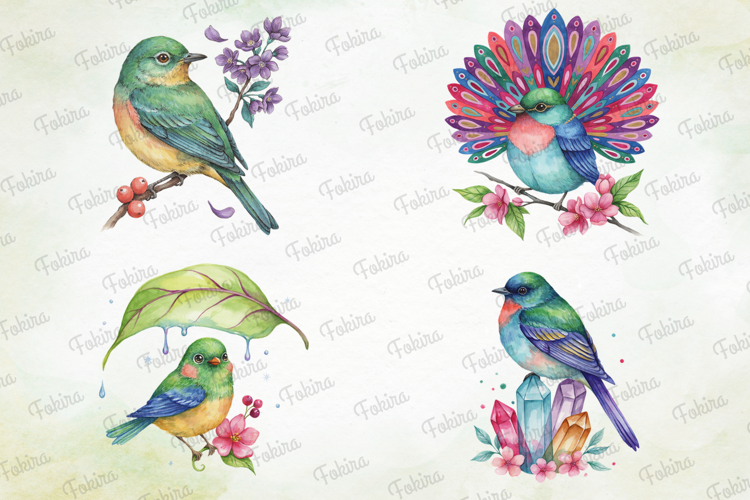 Emerald Songbird Clipart png, songbird clipart, emerald bird