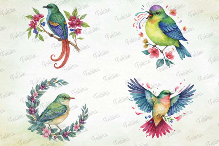 Emerald Songbird Clipart png, songbird clipart, emerald bird