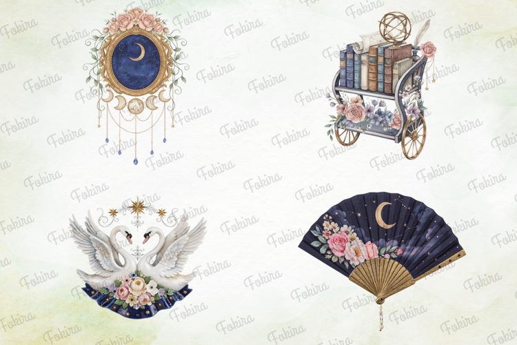 Celestial Watercolor Clipart pnh, celestial watercolor png