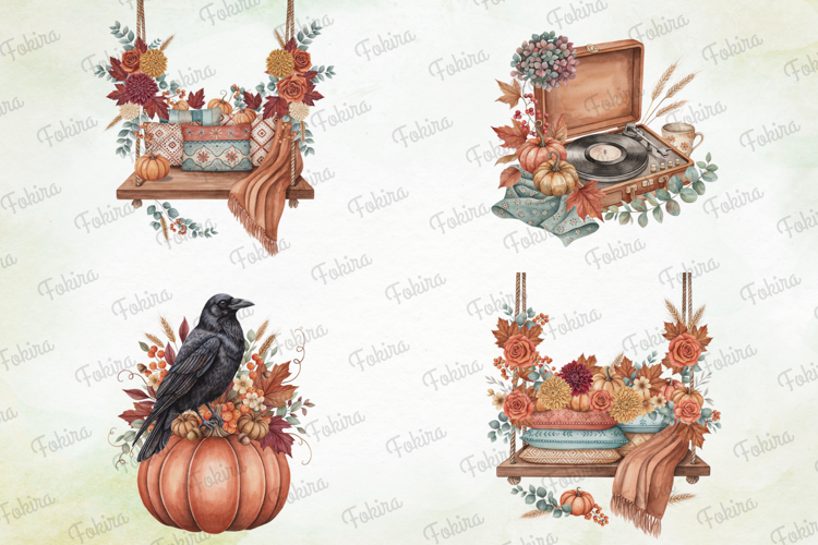 Cottagecore Harvest Clipart PNG, cottagecore harvest clipart