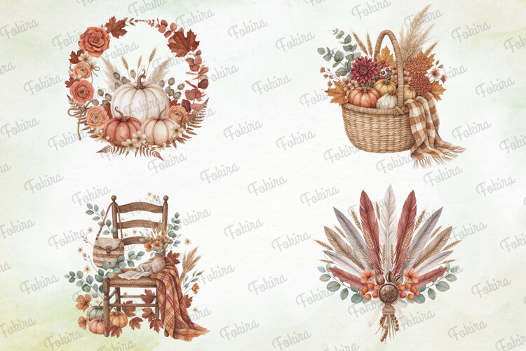 Cottagecore Harvest Clipart PNG, cottagecore harvest clipart example image 1