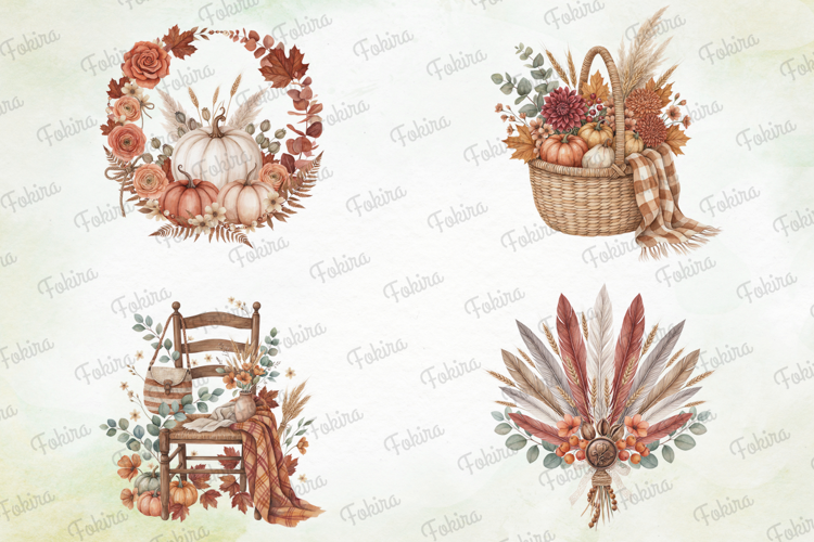 Cottagecore Harvest Clipart PNG, cottagecore harvest clipart