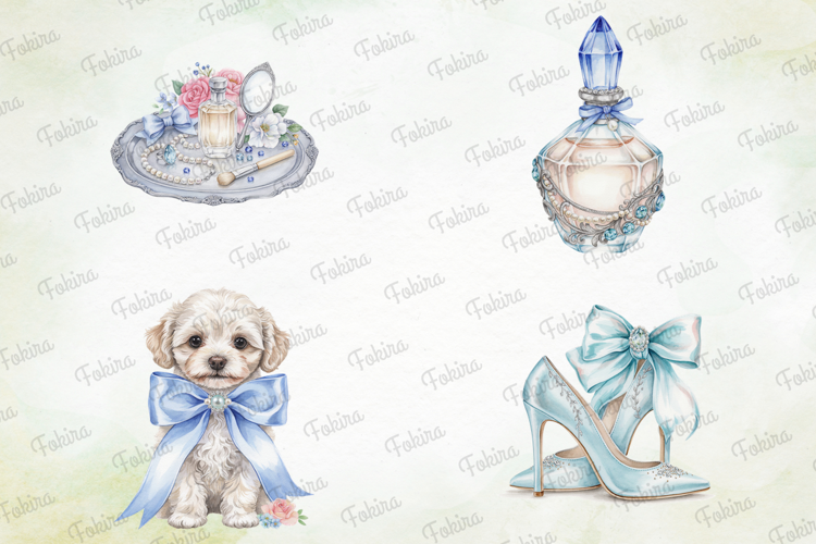 Frosted Blue Elegance Clipart PNG,frosted blue elegance png