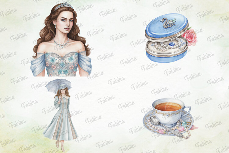 Frosted Blue Elegance Clipart PNG,frosted blue elegance png example image 1