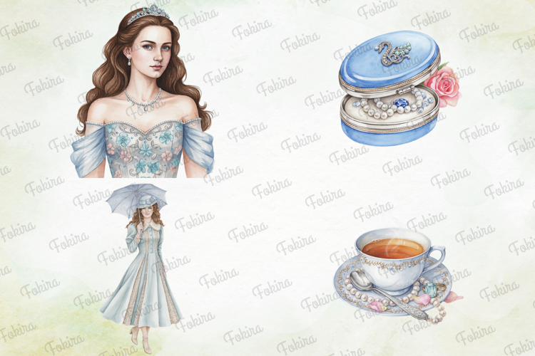 Frosted Blue Elegance Clipart PNG,frosted blue elegance png