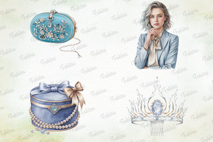 Frosted Blue Elegance Clipart PNG,frosted blue elegance png example image 1