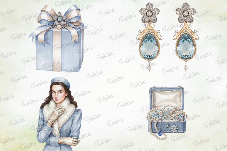 Frosted Blue Elegance Clipart PNG,frosted blue elegance png