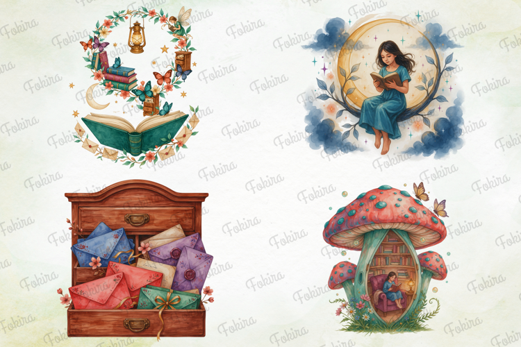 Bookish Reading Clipart png, bookish clipart,reading clipart