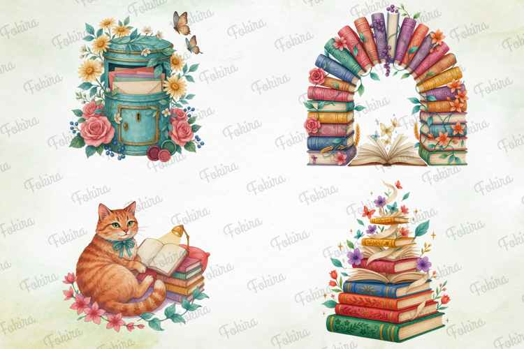 Bookish Reading Clipart png, bookish clipart,reading clipart