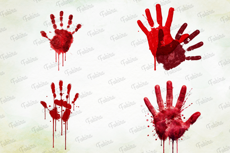 Crimson Handprints Clipart PNG,crimson handprint clipart png