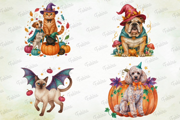 Halloween Pet Clipart PNG, halloween pet clipart png