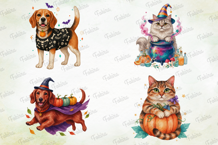 Halloween Pet Clipart PNG, halloween pet clipart png