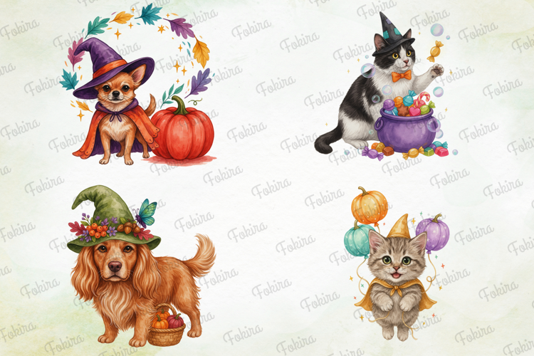 Halloween Pet Clipart PNG, halloween pet clipart png