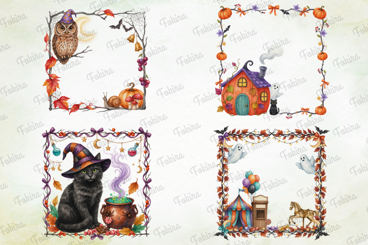 Haunted Frames Clipart PNG, haunted frames clipart png,