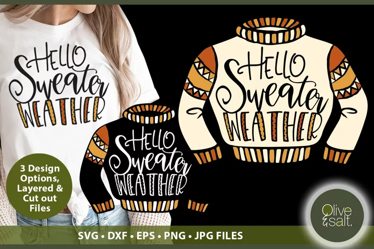 Sweater Weather | Fall Shirt Sublimation | Coffee Mug SVG