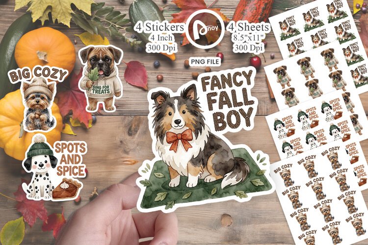 Sweater Weather Doggo Club Sticker example image 1