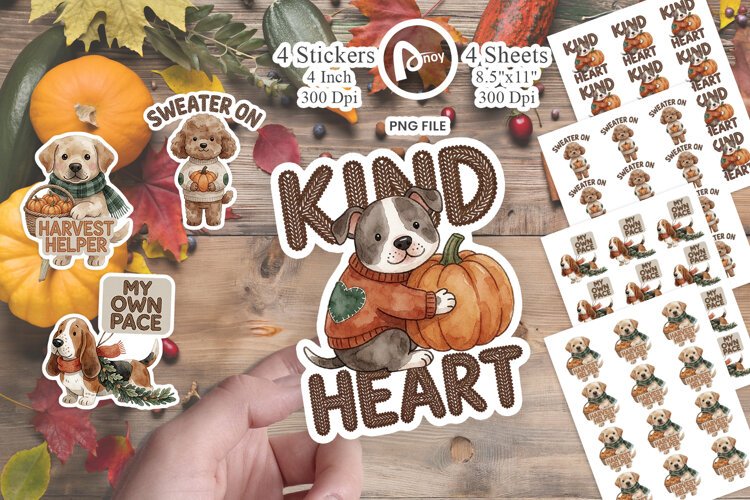 Sweater Weather Doggo Club Sticker example image 1