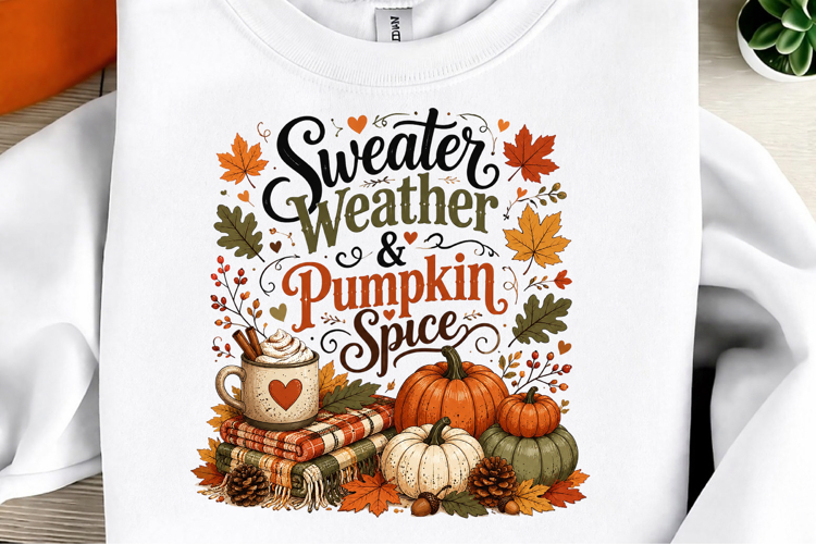 Sweater Weather   Pumpkin Spice PNG