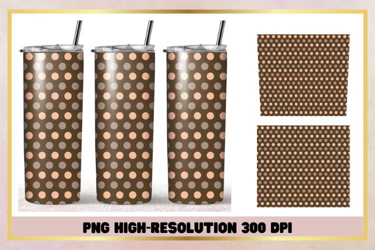 Sweet brown 20oz Skinny Tumbler Sublimation Wrap