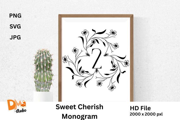 Sweet Cherish Monogram