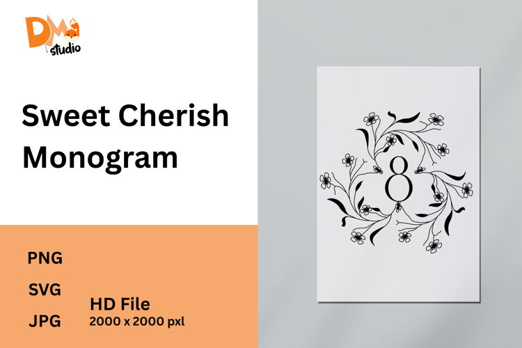 Sweet Cherish Monogram