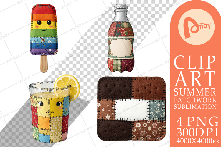 Chilled Summer Stitches Sublimation example image 1