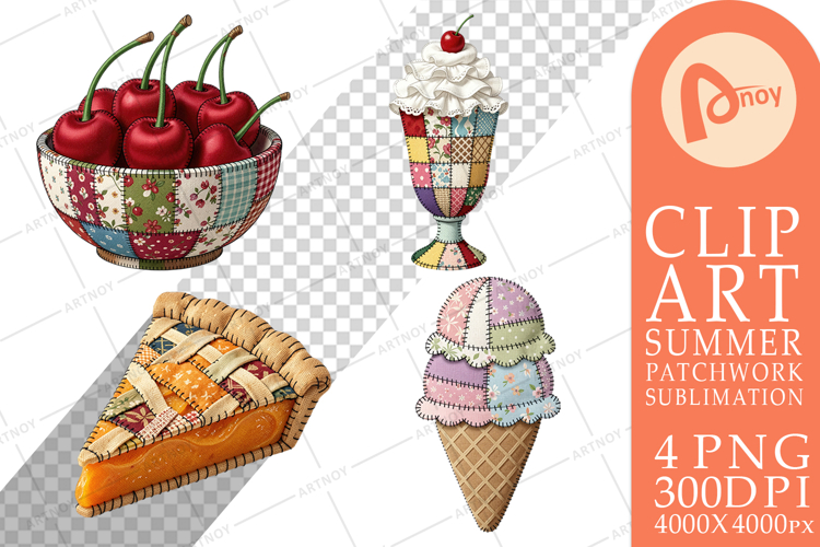 Chilled Summer Stitches Sublimation example image 1