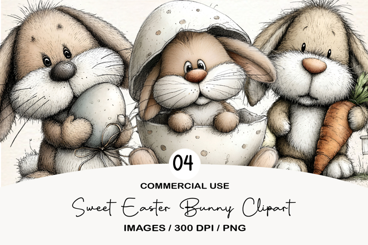 Easter Bunny Clipart Image 3