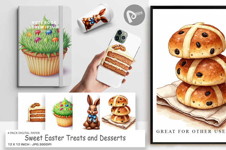 Easter Digital Paper Image 5