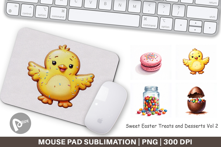 Easter Treats Desserts Mouse Pad
