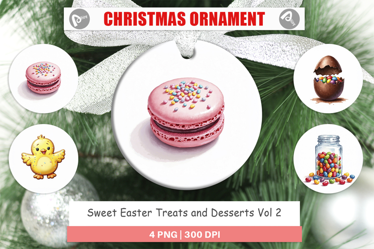 Easter Treats Desserts Ornament