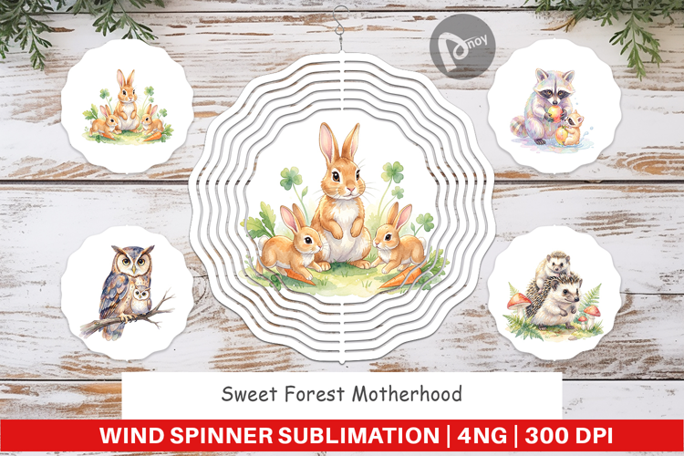 Sweet Forest Motherhood Wind Spinner