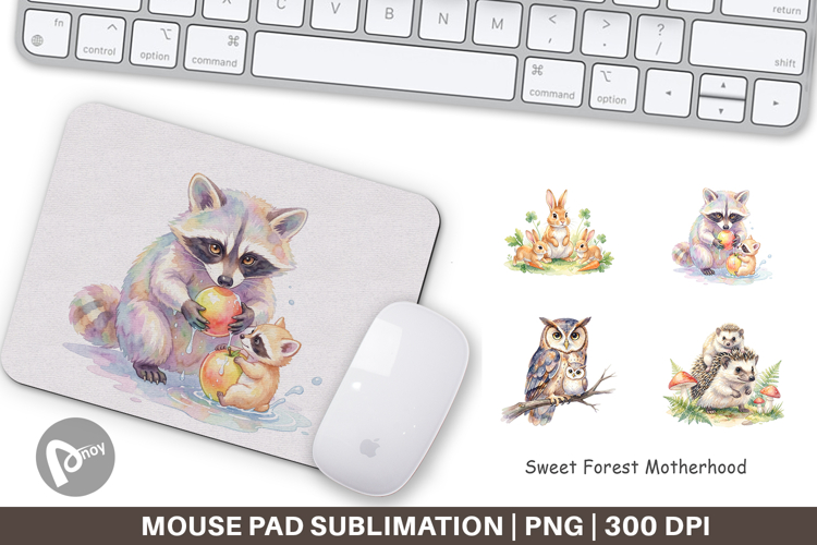 Sweet Forest Motherhood Mouse Pad