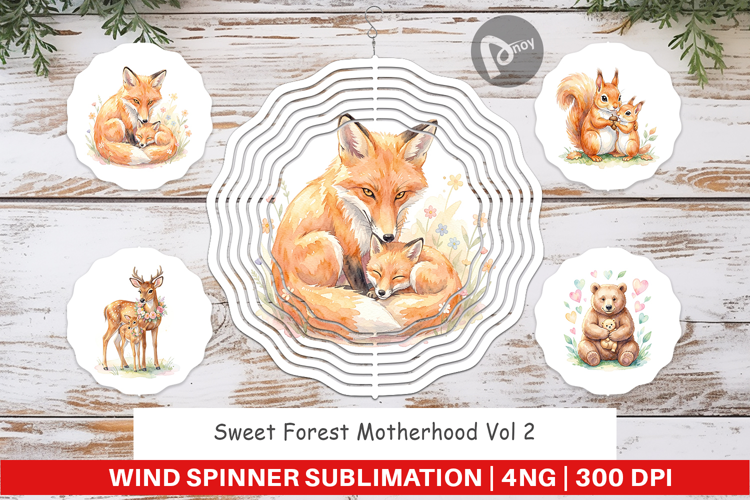 Sweet Forest Motherhood Wind Spinner