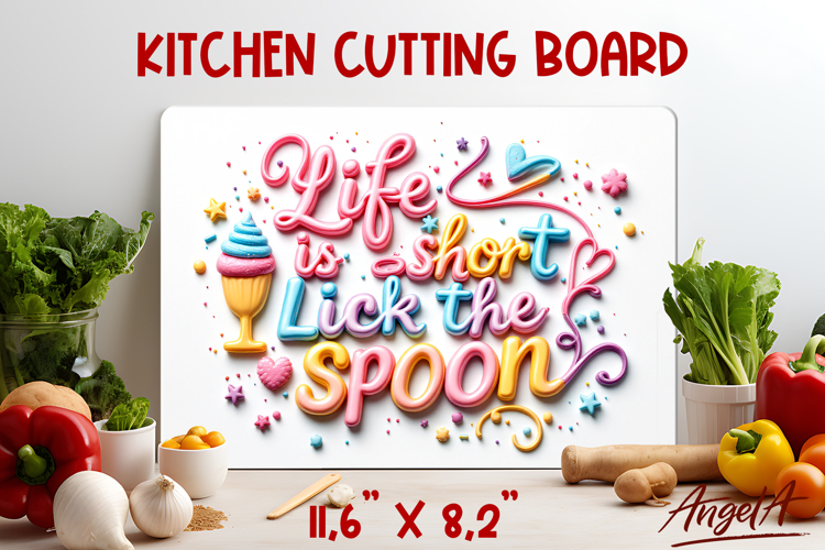 Kitchen glass cutting board sublimation design life is short