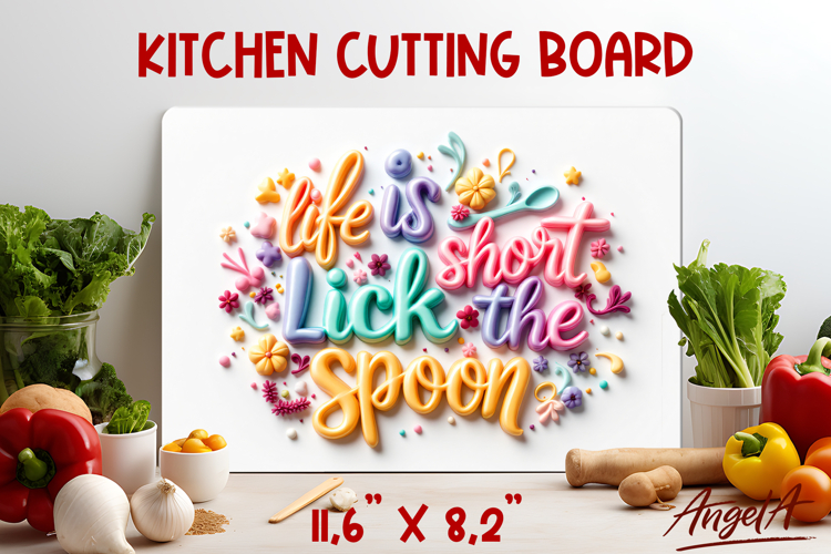 Kitchen glass cutting board sublimation design life is short