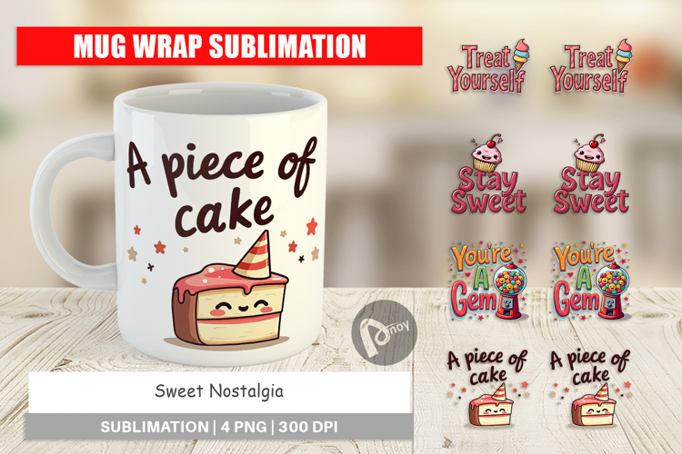 Sweet Nostalgia Mug Wrap