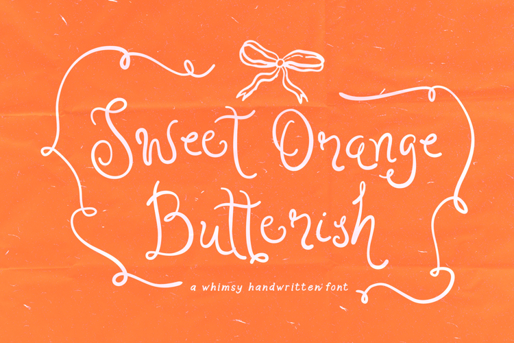 Sweet Orange - Whimsical Handwritten Script
