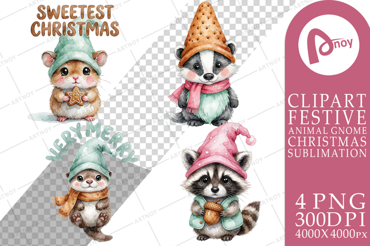 Pastry Critter Gnomes Sublimation