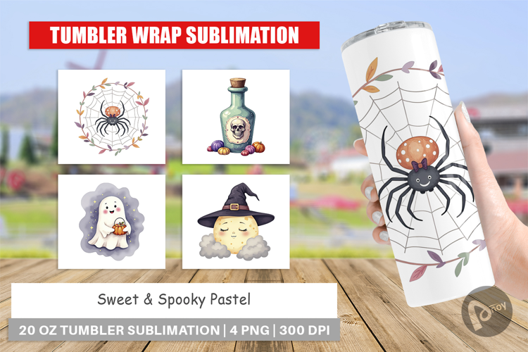 Tumbler Sweet Spooky Pastels