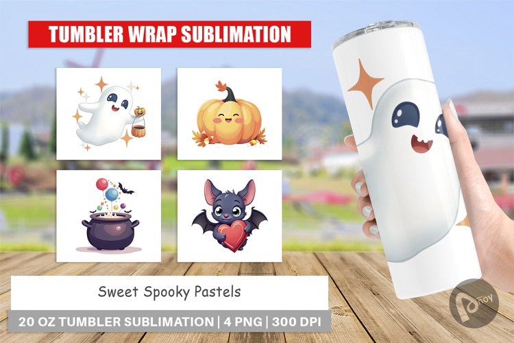 Tumbler Sweet Spooky Pastels